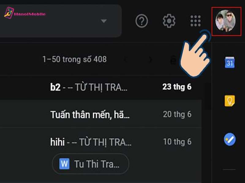 Cách đăng xuất Gmail trên máy tính